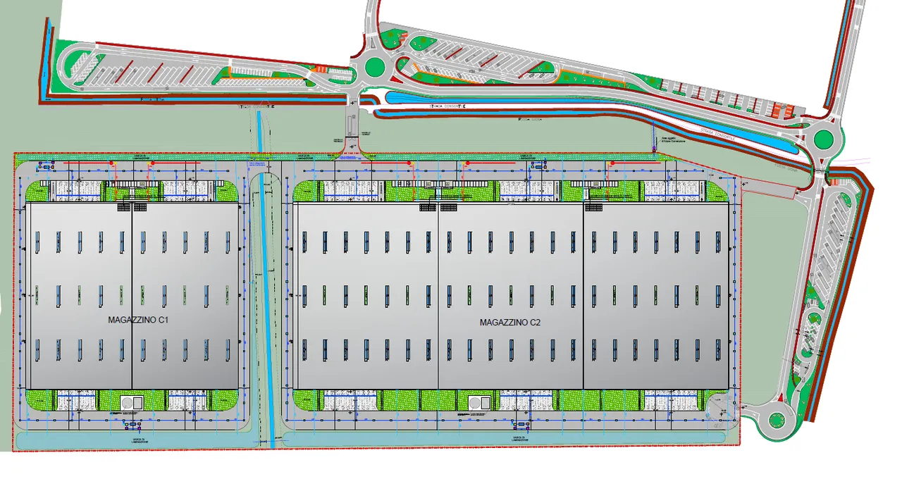 logistics - South Verona - Logistics - Dils - Verdiepingsplan - 1