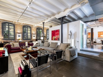 living - 162m² apartment for sale in Eixample Right, Barcelona - featured