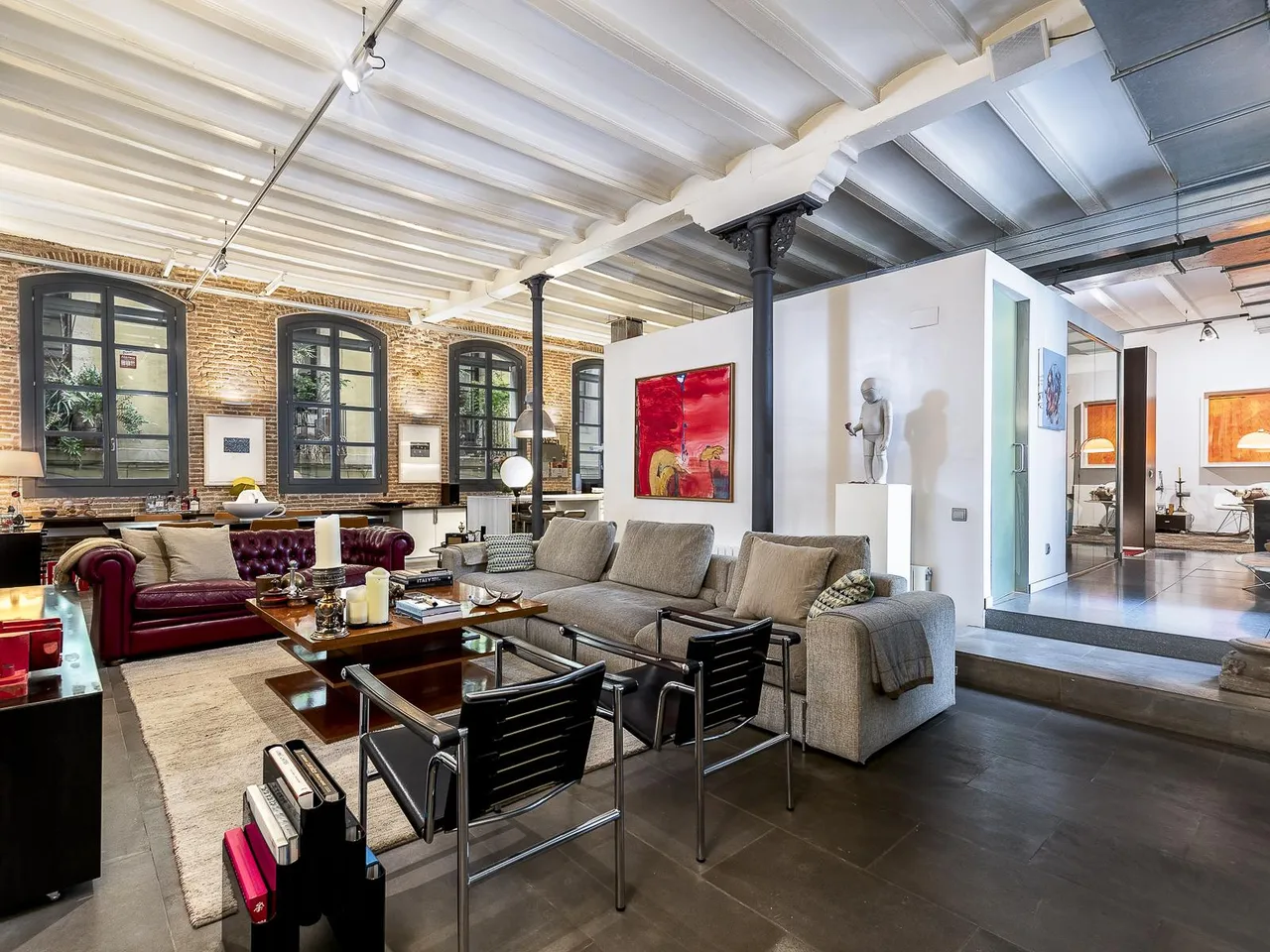 living - Piso de 162m² en venta en Eixample Derecho, Barcelona - gallery - 2