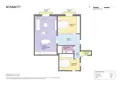 living - Piso de 167m² en venta en El Born, Barcelona - Plano del piso thumbnail - 1