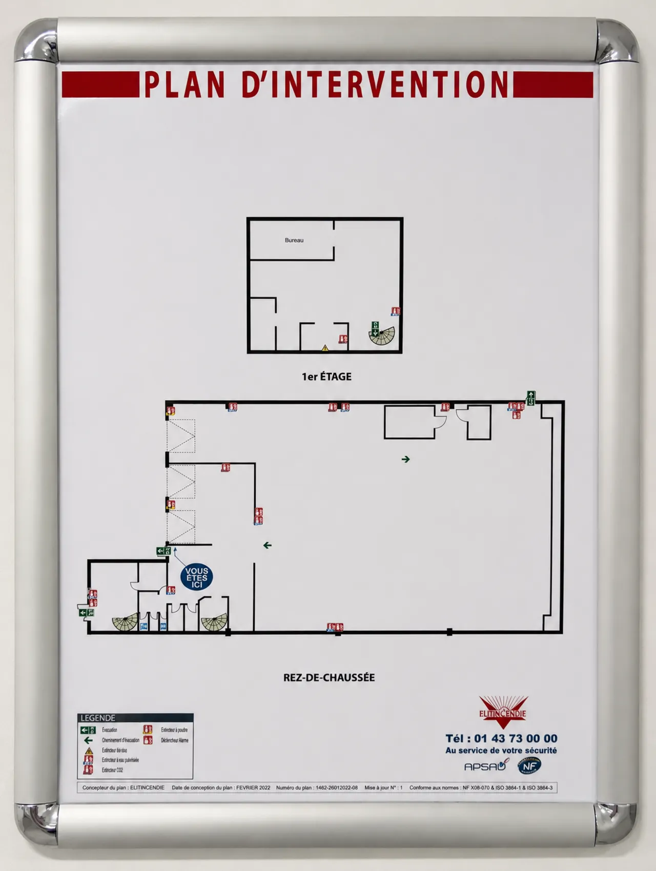 logistics - Entrepôt / Bureaux À Vendre - Plan d'étage - 1