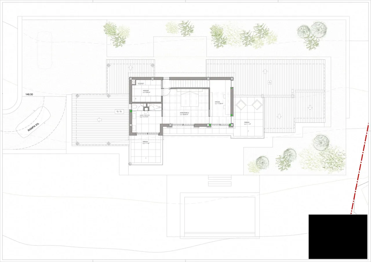 living - Casa rural de 453m² con 125m² terraza en venta en Marratxí - Plano del piso - 4