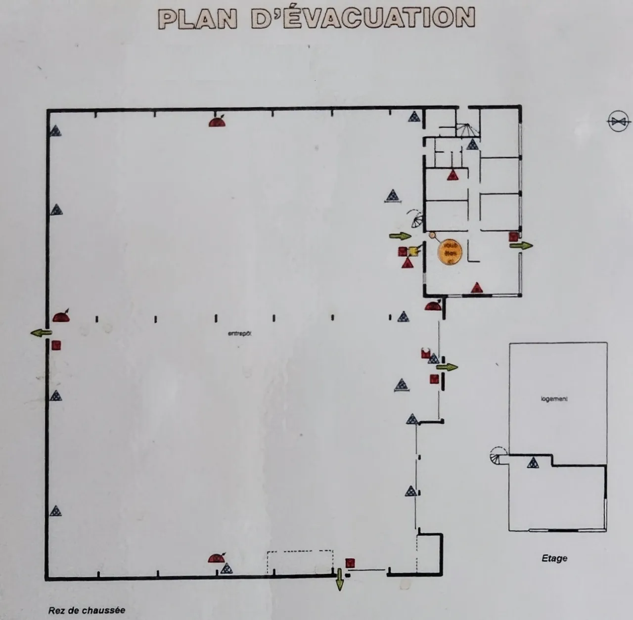 logistics - Warehouse / Offices For Rent - Floor Plan - 1
