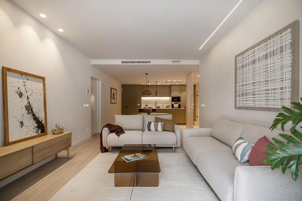 living - Piso de 161m² con 115m² terraza en venta en Sant Gervasi - Galvany - gallery - 2