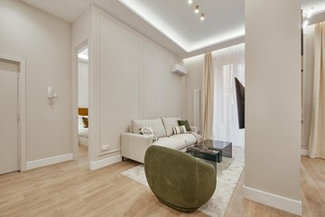 living - Piso de 146m² en venta en Sol, Madrid - featured