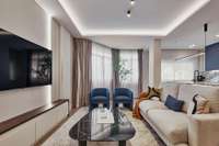 living - 144m² apartment with 11m² terrace for sale in Lista, Madrid - gallery thumbnail - 2