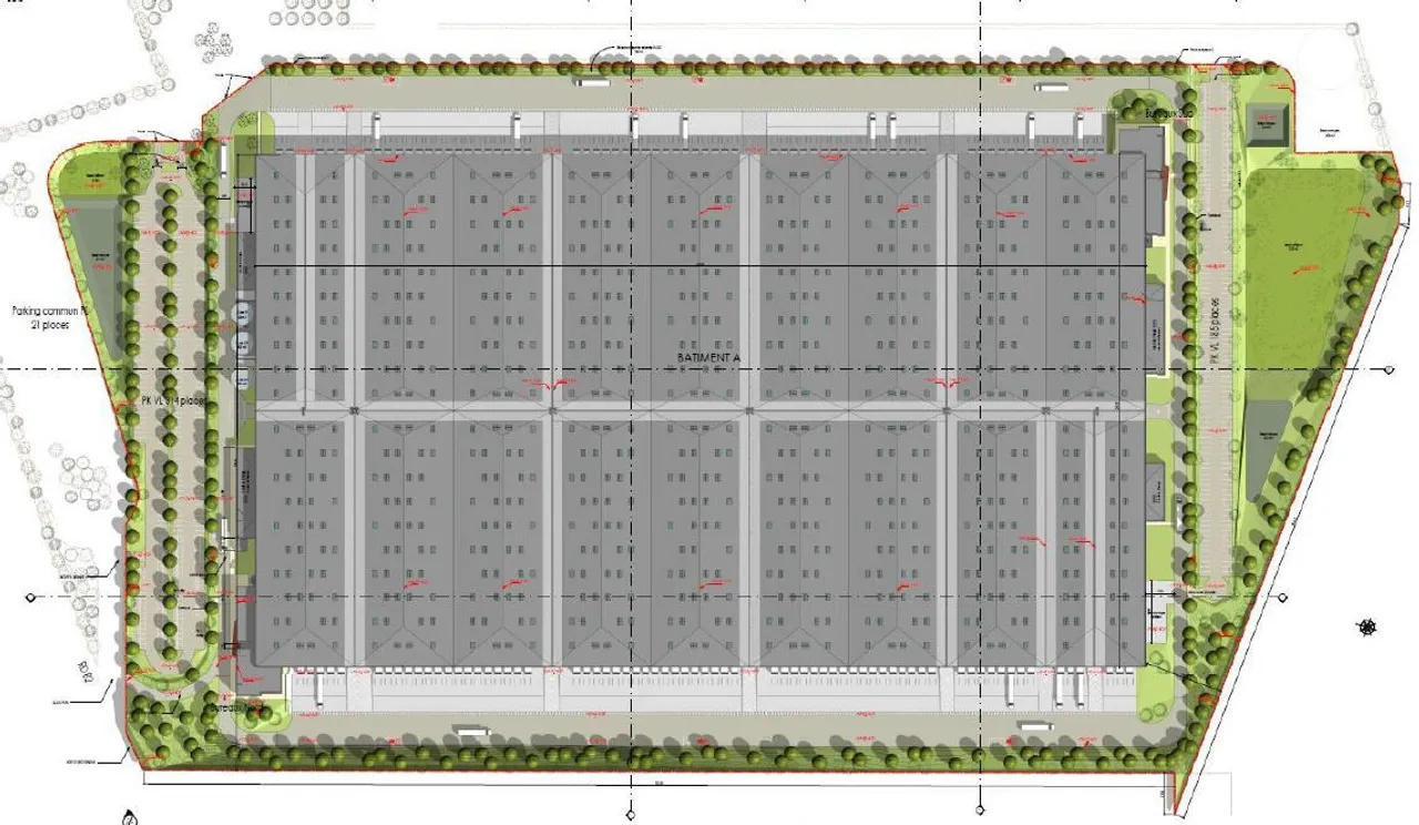 logistics - Logistics Warehouse For Rent - Verdiepingsplan - 1