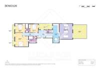 living - 140m² apartment with 42m² terrace for sale in Eixample Left - Floor Plan thumbnail - 1