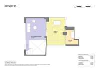 living - 128m² penthouse with 24m² terrace for sale in Vila Olímpica - Floor Plan thumbnail - 2
