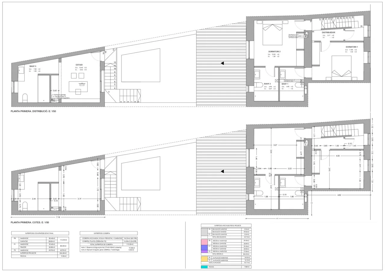 living - 253m² house / villa with 50m² garden for sale in Artà - Floor Plan - 2