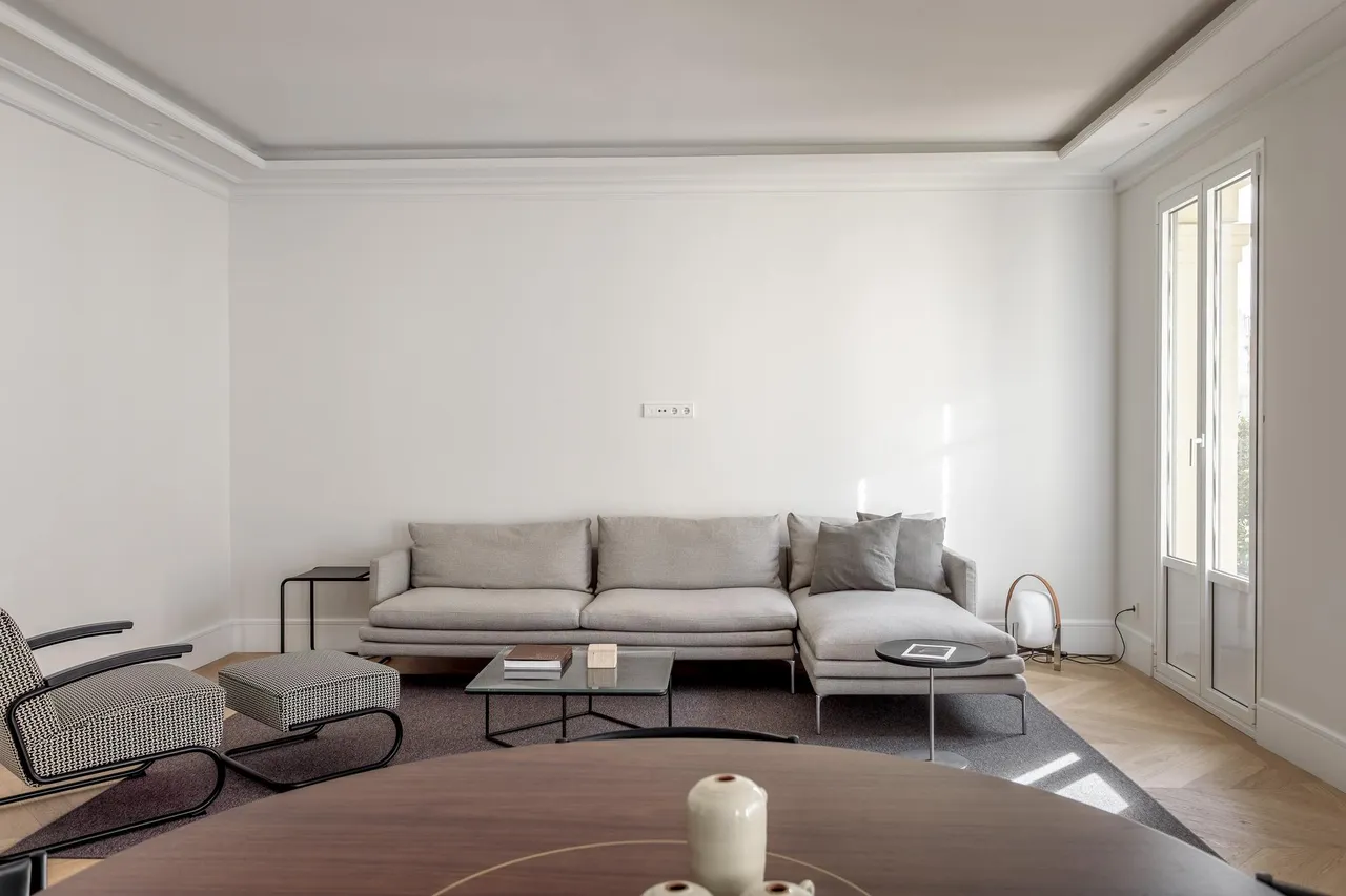living - 234m² apartment for sale in Almagro, Madrid - gallery - 5
