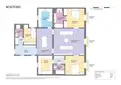 living - 141m² apartment for sale in Eixample Right, Barcelona - Floor Plan thumbnail - 1