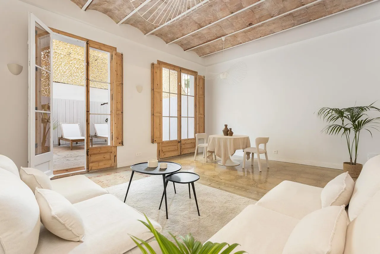 living - Piso de 140m² con 42m² terraza en venta en Eixample Izquierdo - gallery - 4