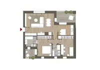 living - Comelico 29 - Living - Dils - Planimetria thumbnail - 1
