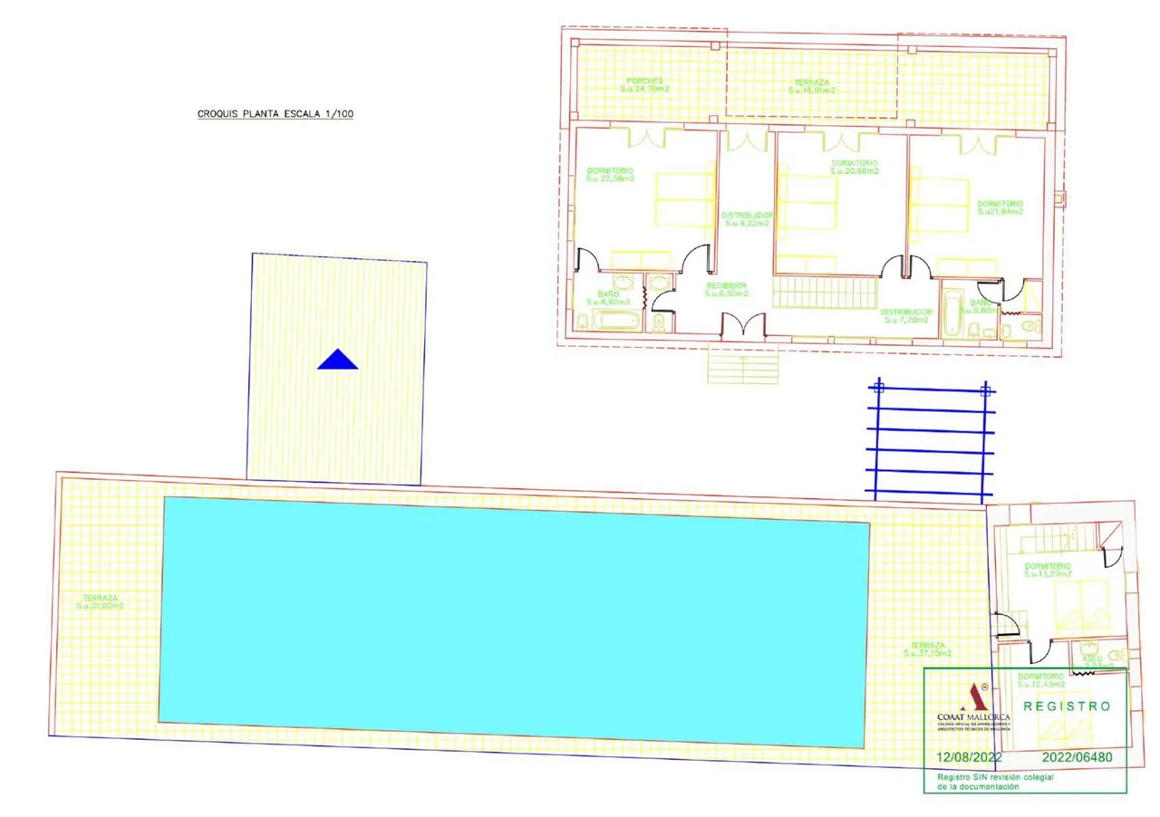 living - 690m² house / villa with 1,500m² garden for sale in Esporles - Floor Plan - 1