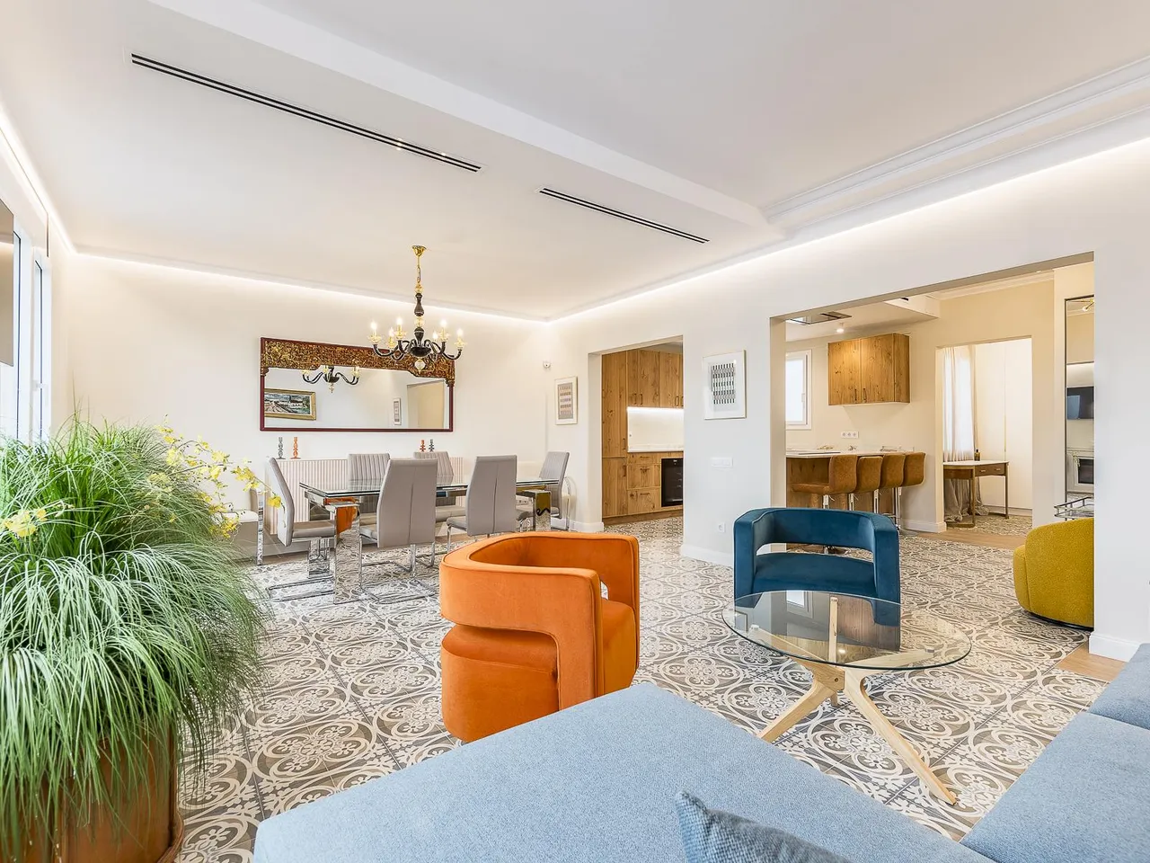 living - 162m² apartment for sale in Eixample Right, Barcelona - gallery - 2