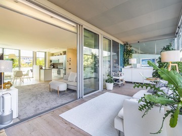 living - 82m² apartment with 53m² terrace for sale in Diagonal Mar - featured