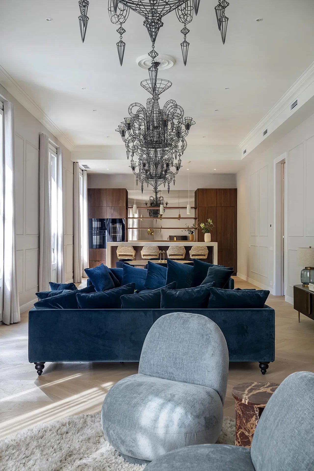 living - 238m² apartment with 19m² terrace for sale in Eixample Right - gallery - 3
