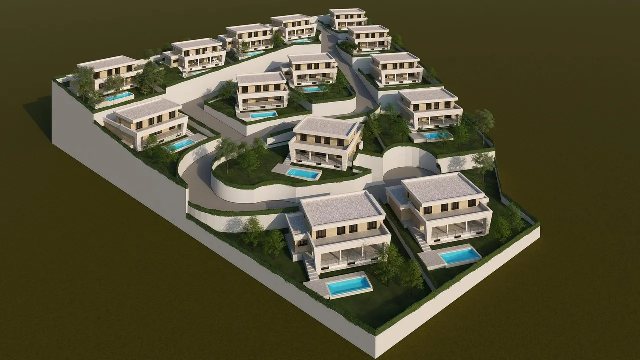 living - Villa-Licabeto - Plano del piso - 1
