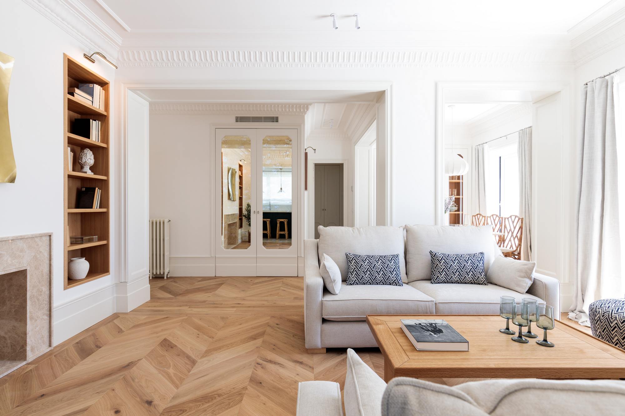 living - Ático de 178m² con 29m² terraza en venta en Goya, Madrid - gallery - 6