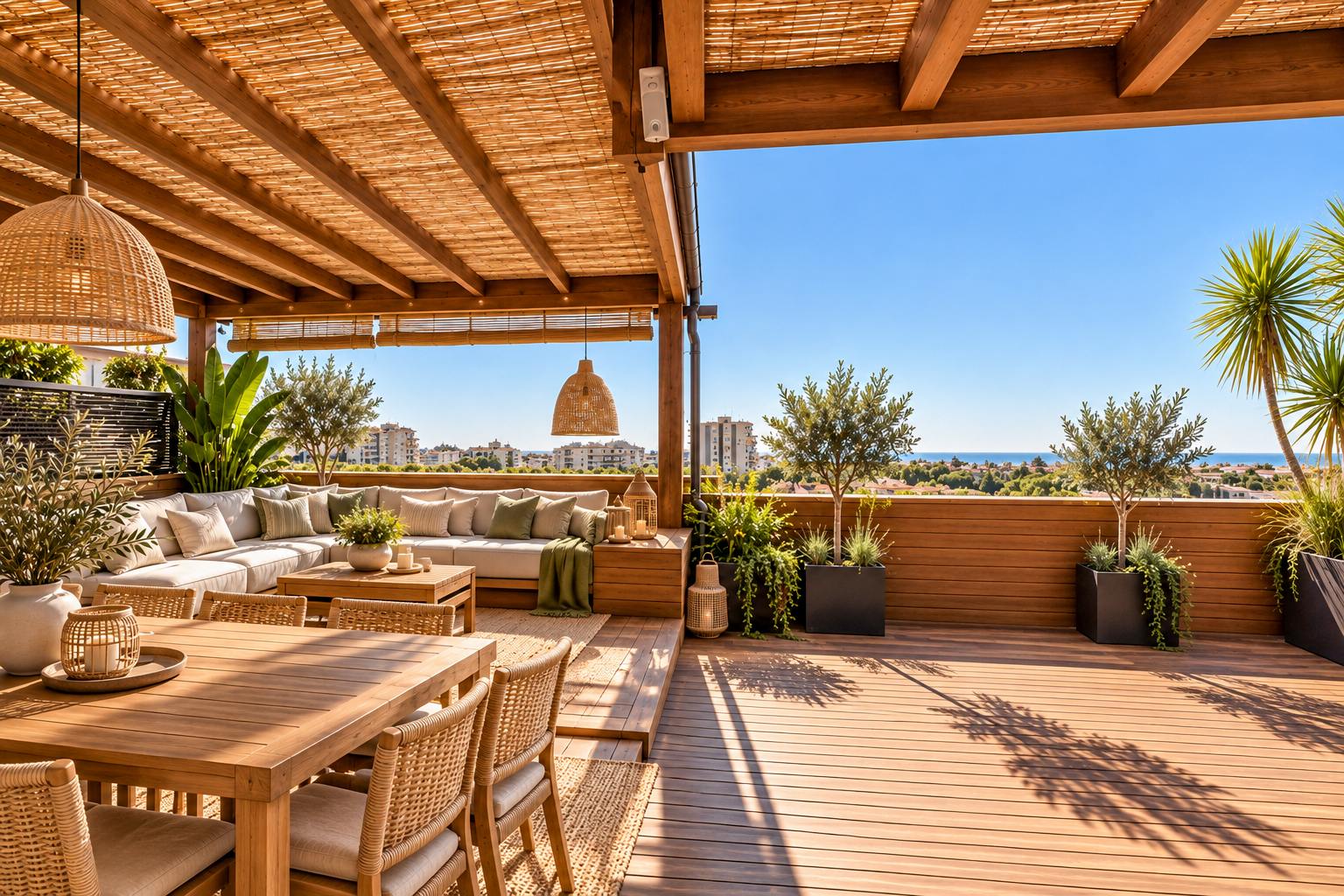living - Piso de 181m² con 71m² terraza en venta en La Plana - featured