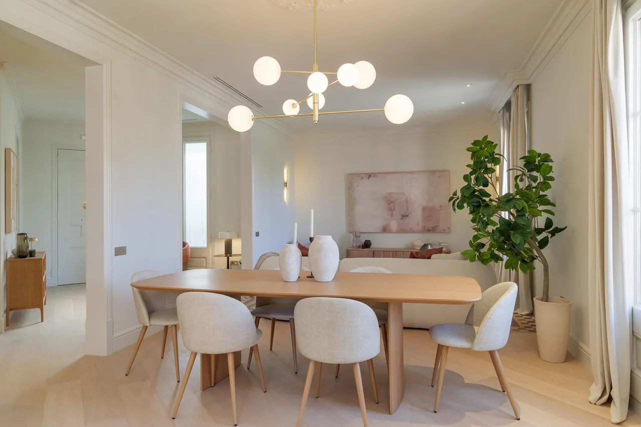 living - Ático de 185m² con 20m² terraza en venta en Eixample Derecho - gallery - 3