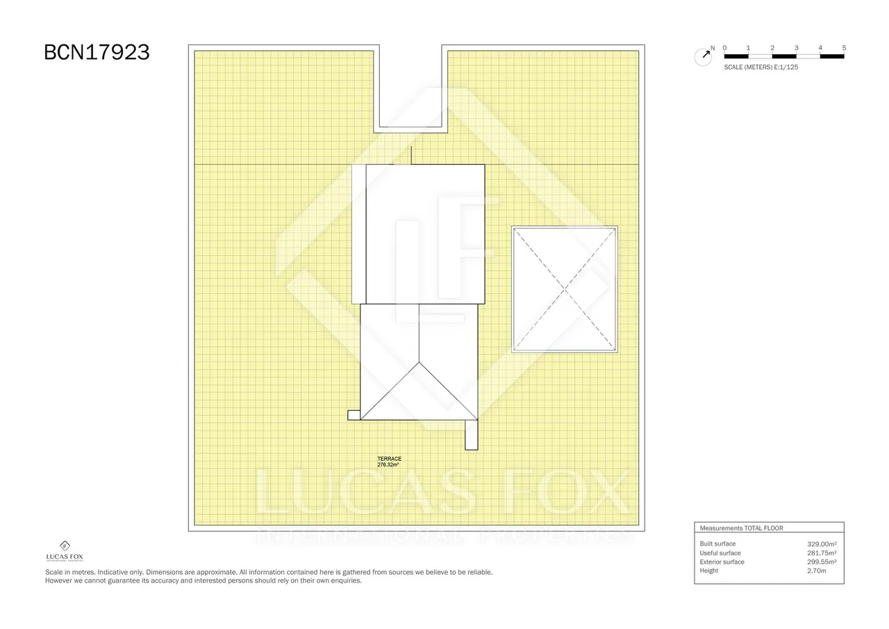 living - Piso de 300m² con 300m² de terraza en venta en Eixample Derecho - Plano del piso - 2