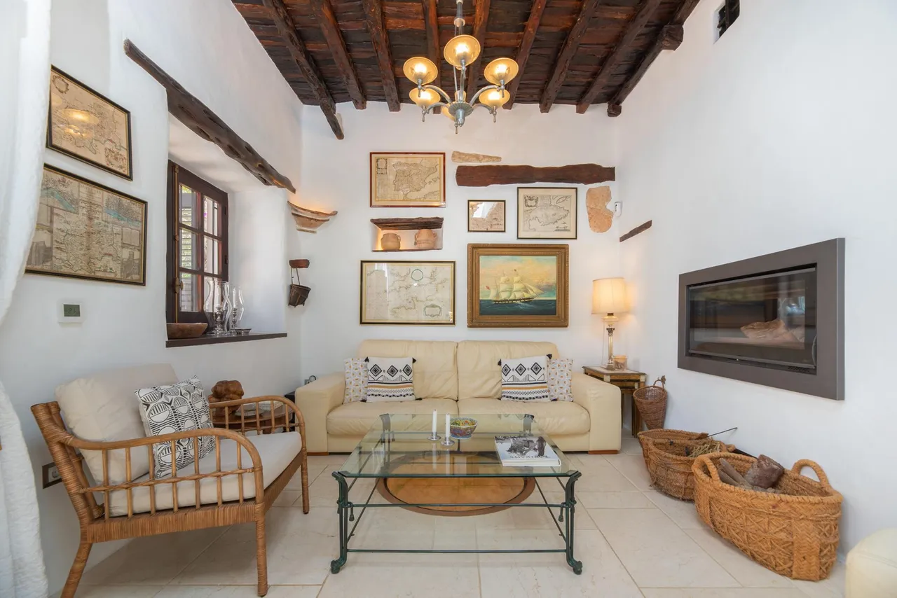 living - 475m² country house for sale in San José, Balearic Islands - gallery - 8
