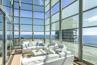 living - Ático de 150m² con 83m² terraza en venta en Diagonal Mar - gallery thumbnail - 3