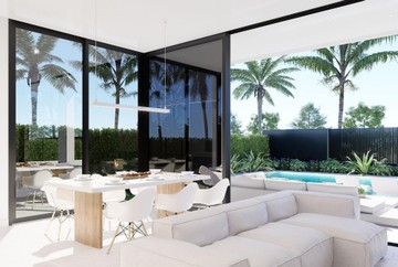 living - 180m² house / villa for sale in Mas Alba, Barcelona - featured