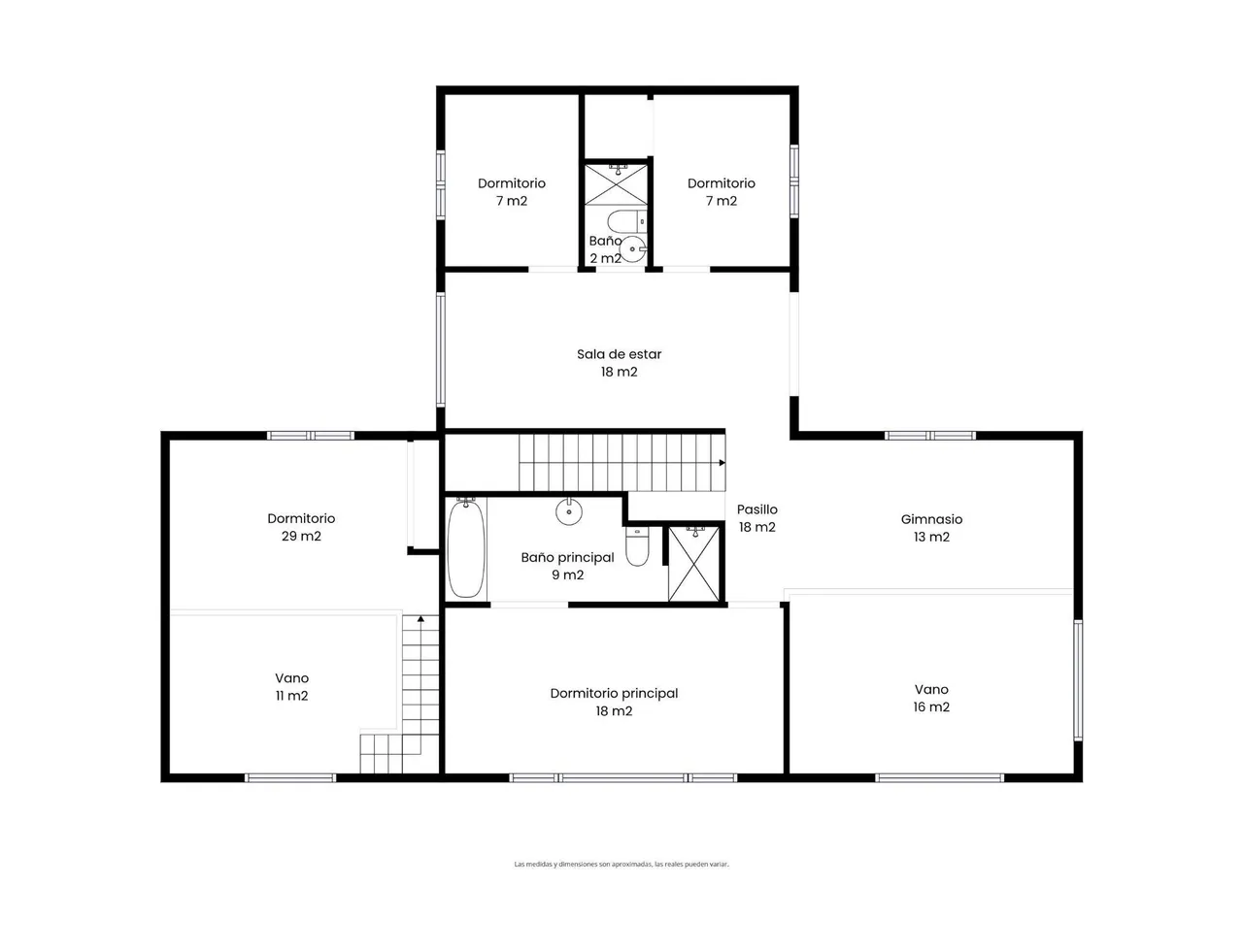 living - Casa rural de 280m² en venta en Penedès, Barcelona - Plano del piso - 2