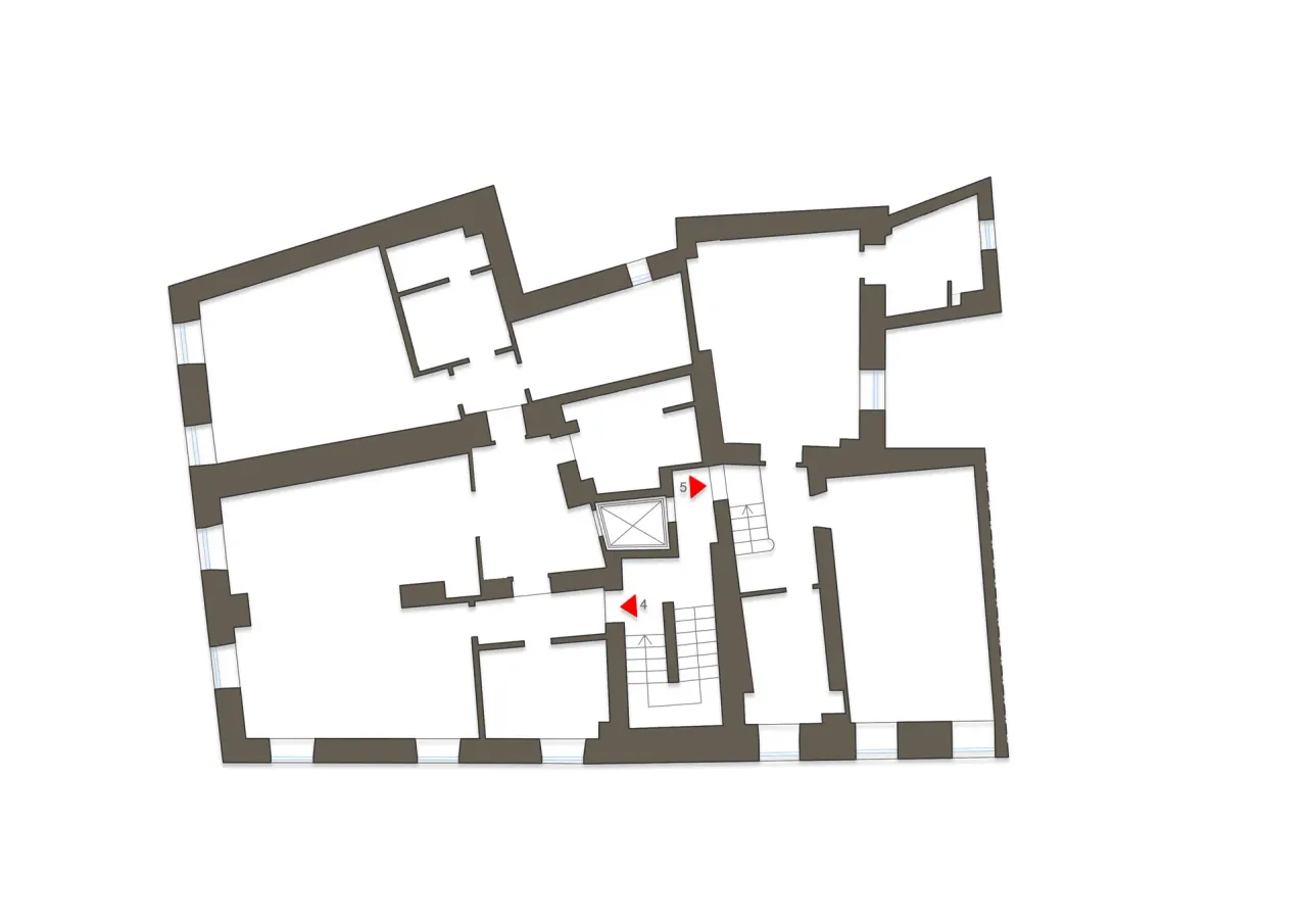 living - Via Tor de' Conti n. 9/10 Roma - Living - Dils - Plano del piso - 3
