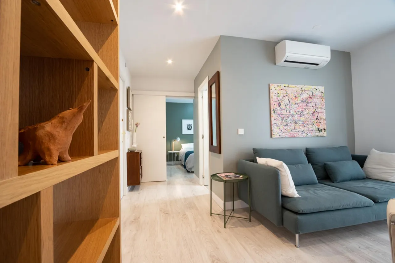 living - 50m² apartment for rent in Chueca - Justicia, Madrid - gallery - 4