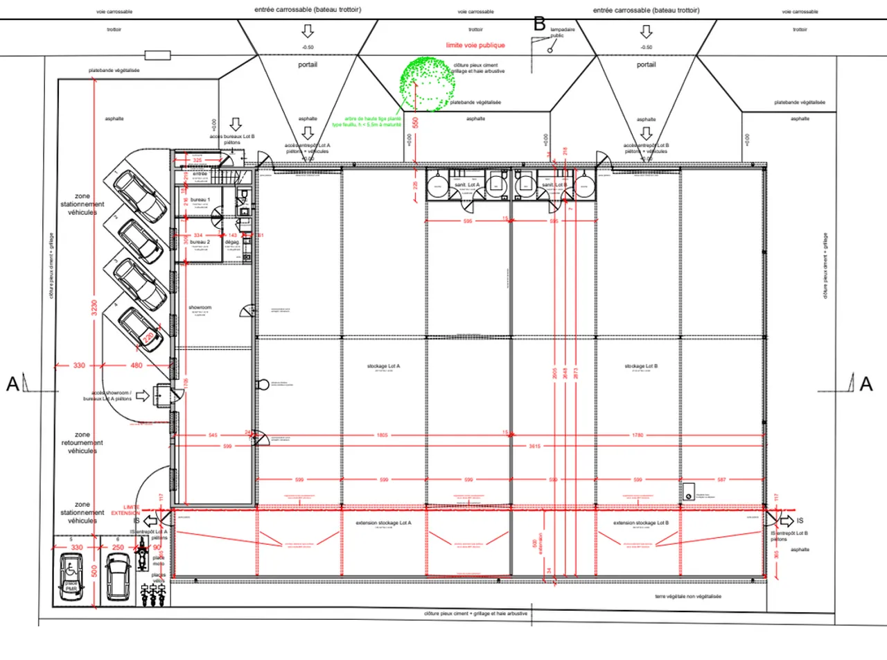 logistics - Local d’activités À Vendre - Plan d'étage - 1