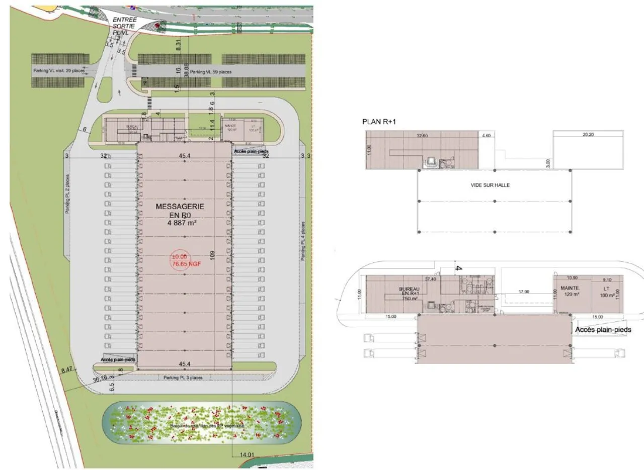 logistics - Logistics Warehouse For Rent - For Sale - Planimetria - 1