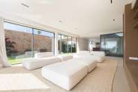 living - New promotion of villas in Santa Eulalia with sea views and private pools - gallery thumbnail - 6