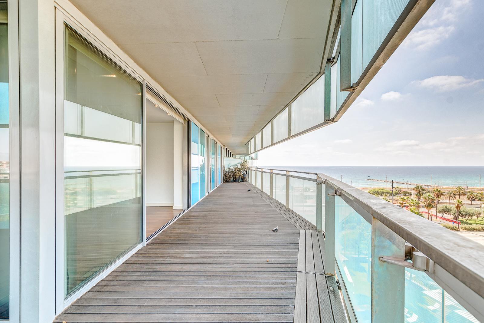 living - 121m² apartment with 67m² terrace for sale in Diagonal Mar - gallery thumbnail - 2