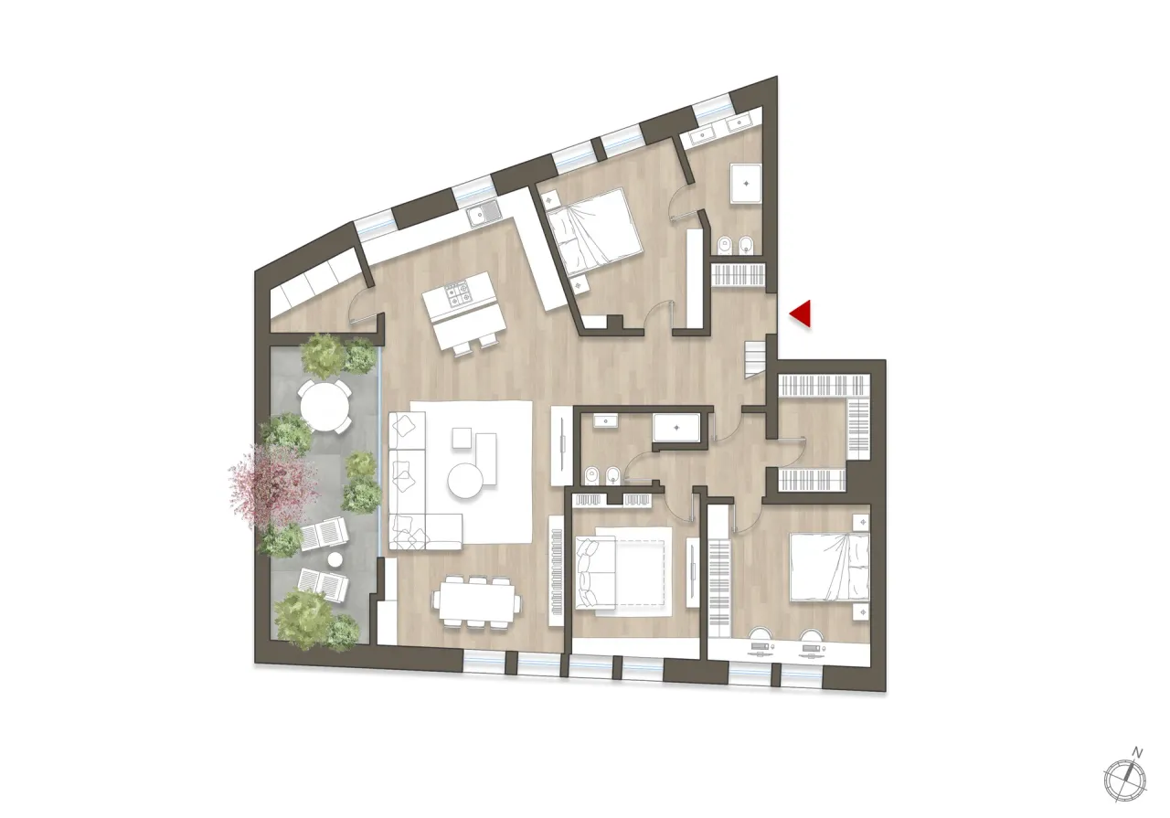 living - Roma 125 - Living - Dils - Planimetria - 1