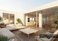 living - Ático de 189m² con 33m² terraza en venta en Sant Francesc - gallery thumbnail - 2