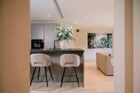 living - 160m² apartment with 30m² terrace for sale in Santa Eulalia - gallery thumbnail - 4