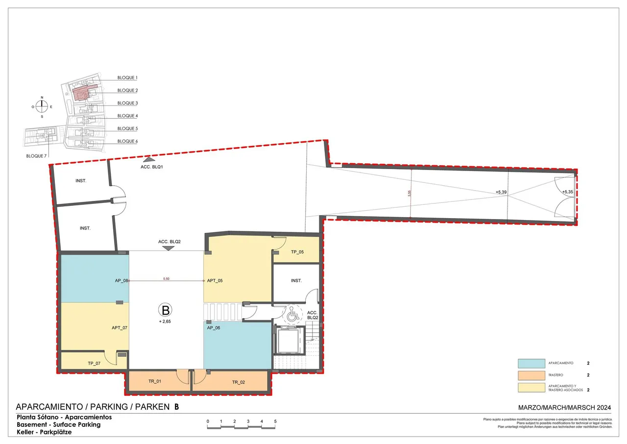 living - Apartments in Colonia de San Jordi - Floor Plan - 2
