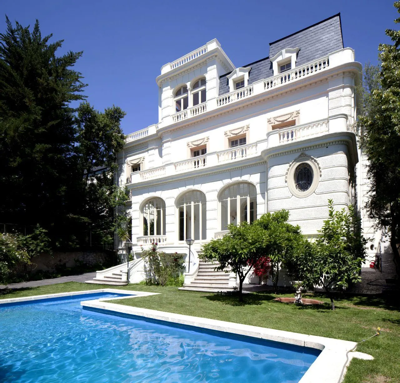 living - Mansion house for sale in Pedralbes, Zona Alta, Barcelona - gallery - 2