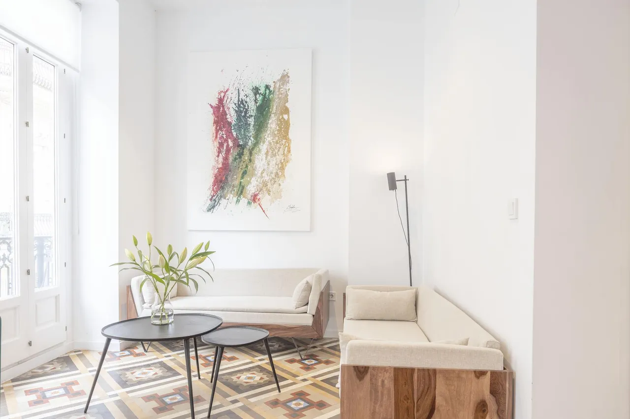 living - Piso de 129m² en alquiler en La Seu, Valencia - gallery - 3