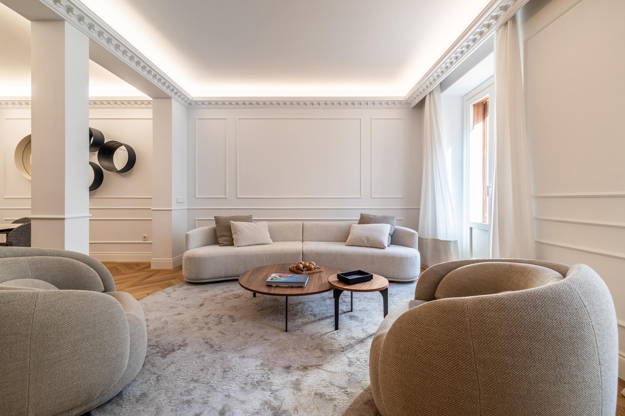 living - Piso de 185m² en venta en Recoletos, Madrid - gallery - 5