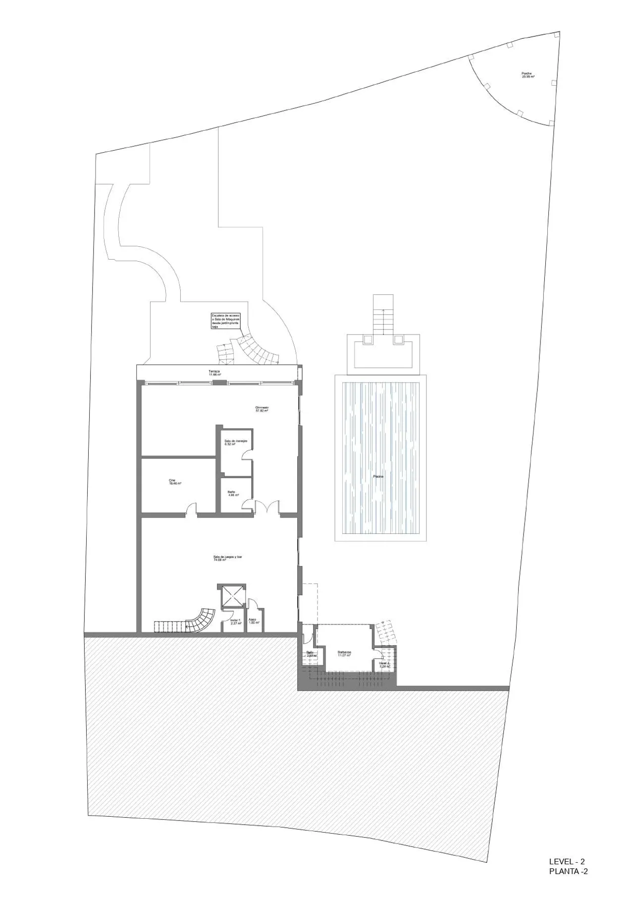 living - 965m² house / villa with 177m² terrace for sale in Nueva Andalucía - Floor Plan - 1