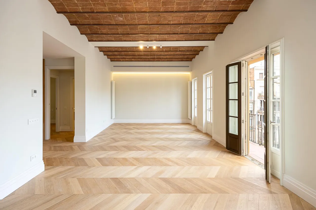 living - Ático de 190m² con 60m² terraza en venta en Eixample Derecho - gallery - 4