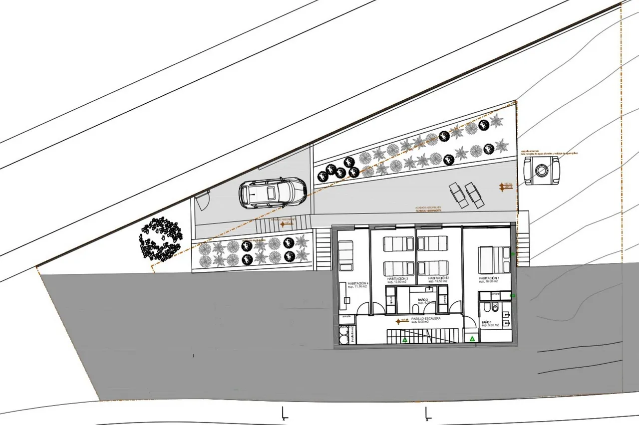 living - Casa / villa de 168m² con 30m² terraza en venta en Begur Centro - Plano del piso - 2