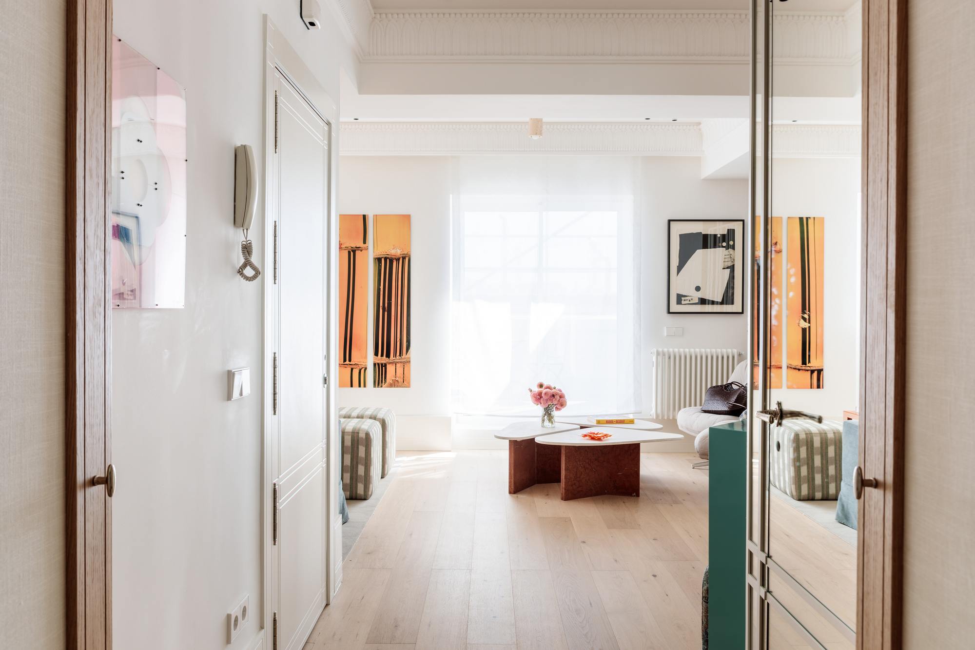 living - 208m² penthouse with 21m² terrace for sale in Goya, Madrid - gallery thumbnail - 7