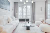 living - 163m² apartment for rent in Goya, Madrid - gallery thumbnail - 3