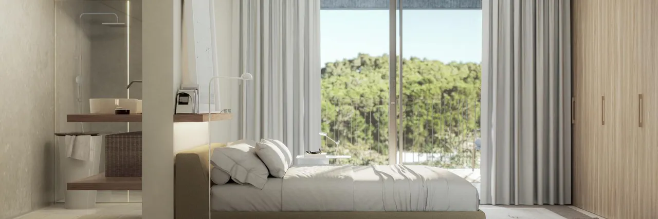 living - Exclusive 8 New Villas with Private Pool in Ca Na Negreta,  Ibiza - gallery - 9